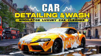 Car Detailing & Wash Simulator : Luxury Car Cleaner