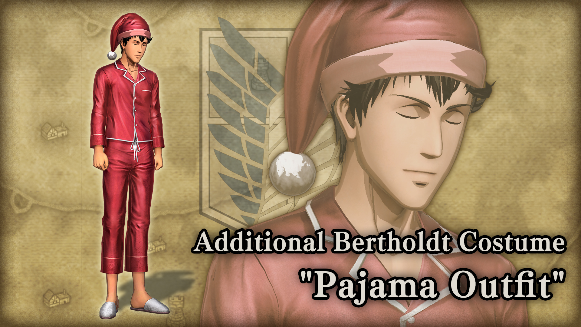 Additional Bertholdt Costume: "Pajama Outfit"
