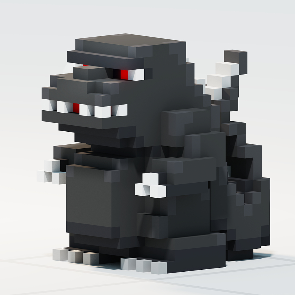 Godzilla Voxel Wars
