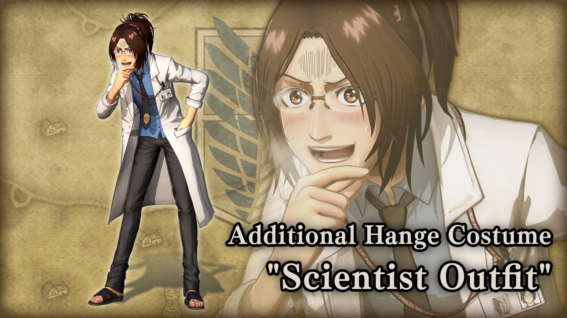 Additional Hange Costume: "Scientist Outfit"