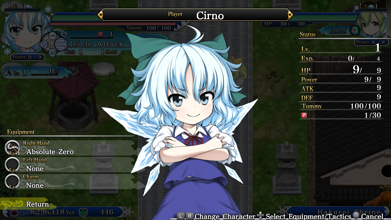 Playable Character - Cirno & New Partner - Daiyosei
