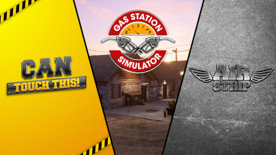 Gas Station Simulator, Airstrip DLC and Can Touch This DLC Bundle