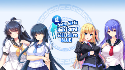 Pretty Girls Mahjong Solitaire - Blue
