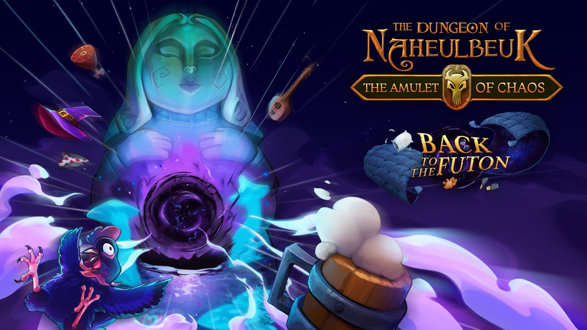 The Dungeon of Naheulbeuk: The Amulet of Chaos - Back to the futon