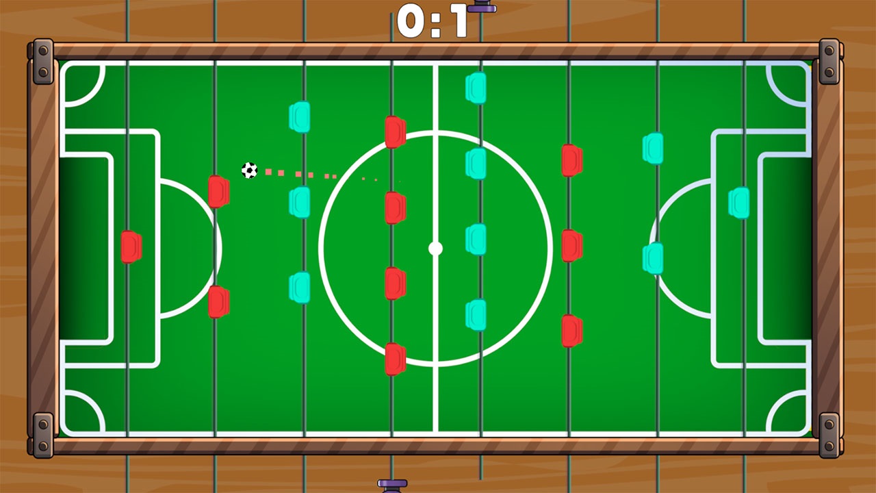 Foosball League Cup: Arcade Table Football Simulator