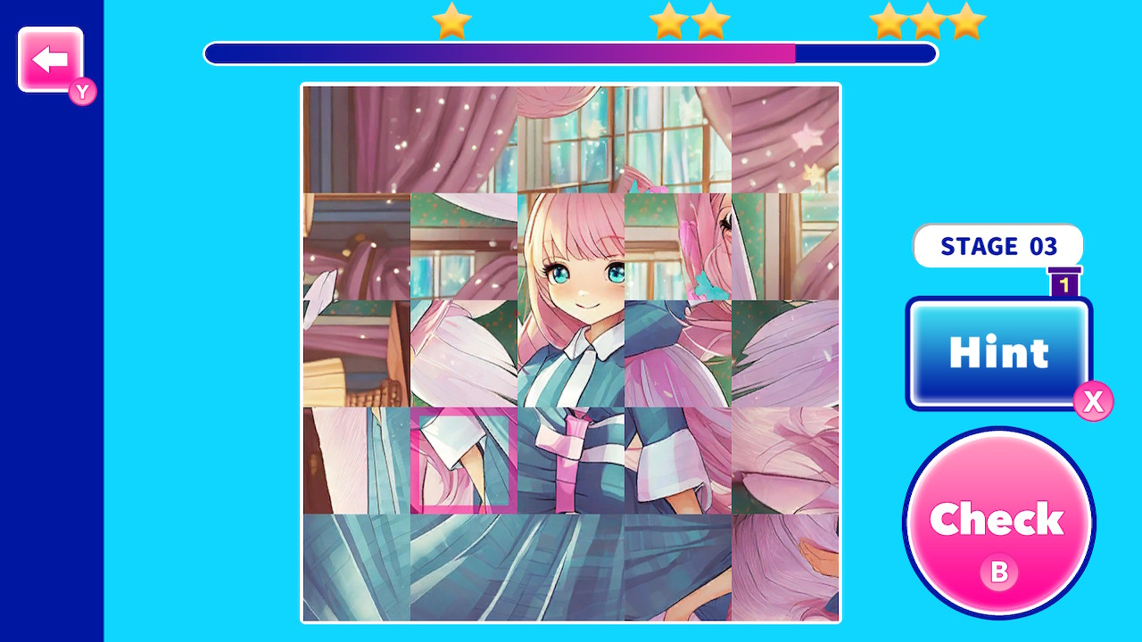 Manga Girls 美少女回転パズルーパネルでくるくるキュートでかわいい彼女の絵あわせギャルゲーー