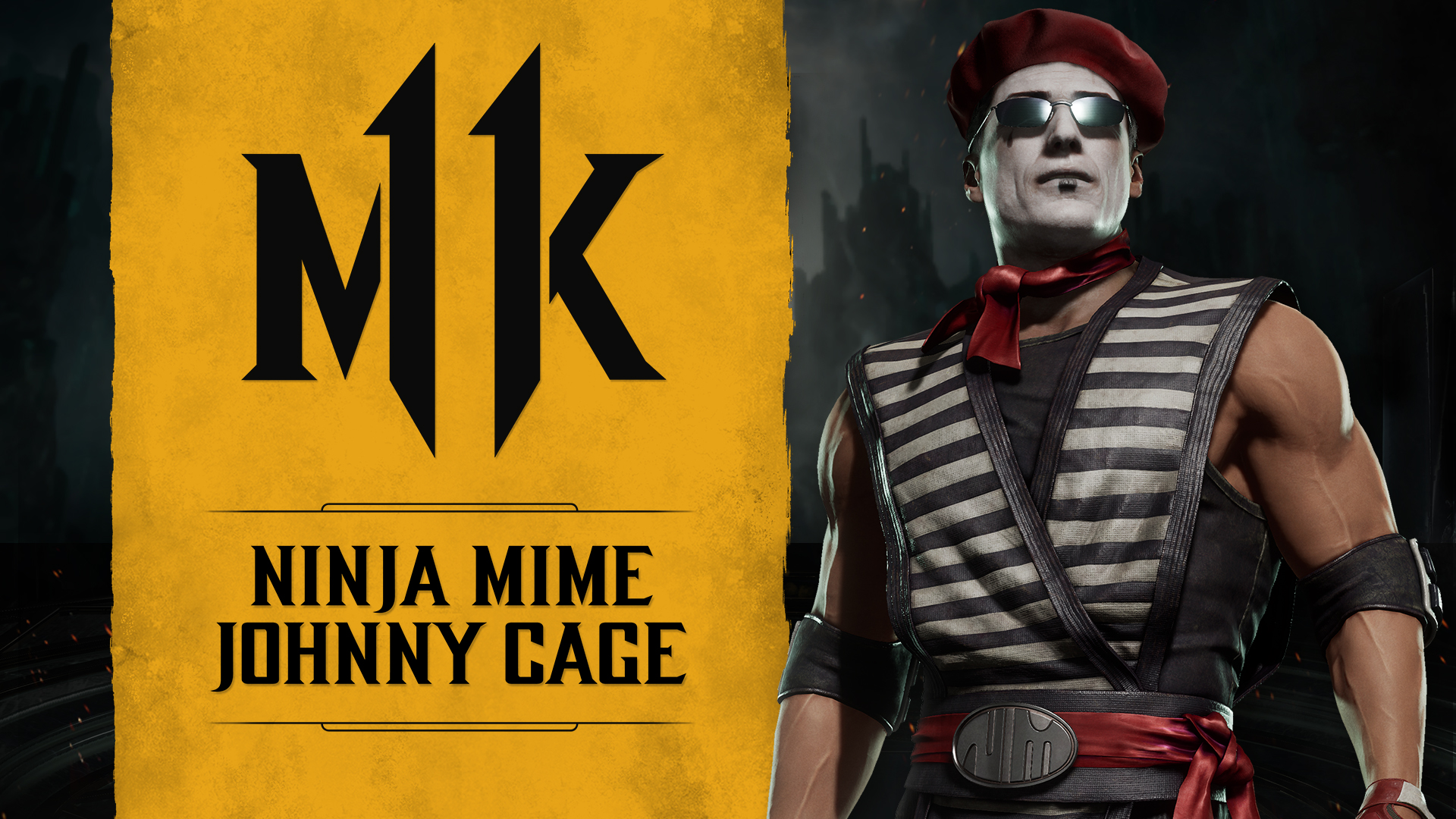 Ninja Mime Johnny Cage - Silent. 