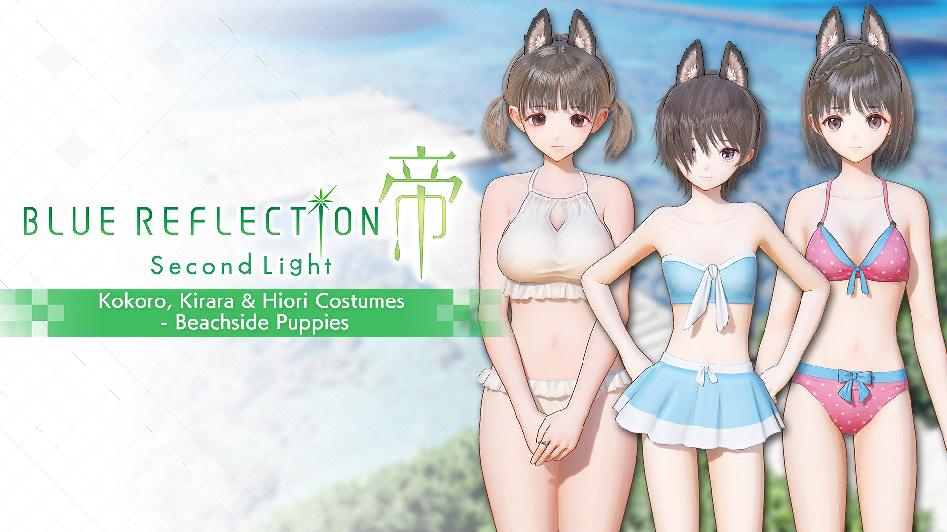 Kokoro, Kirara & Hiori Costumes - Beachside Puppies