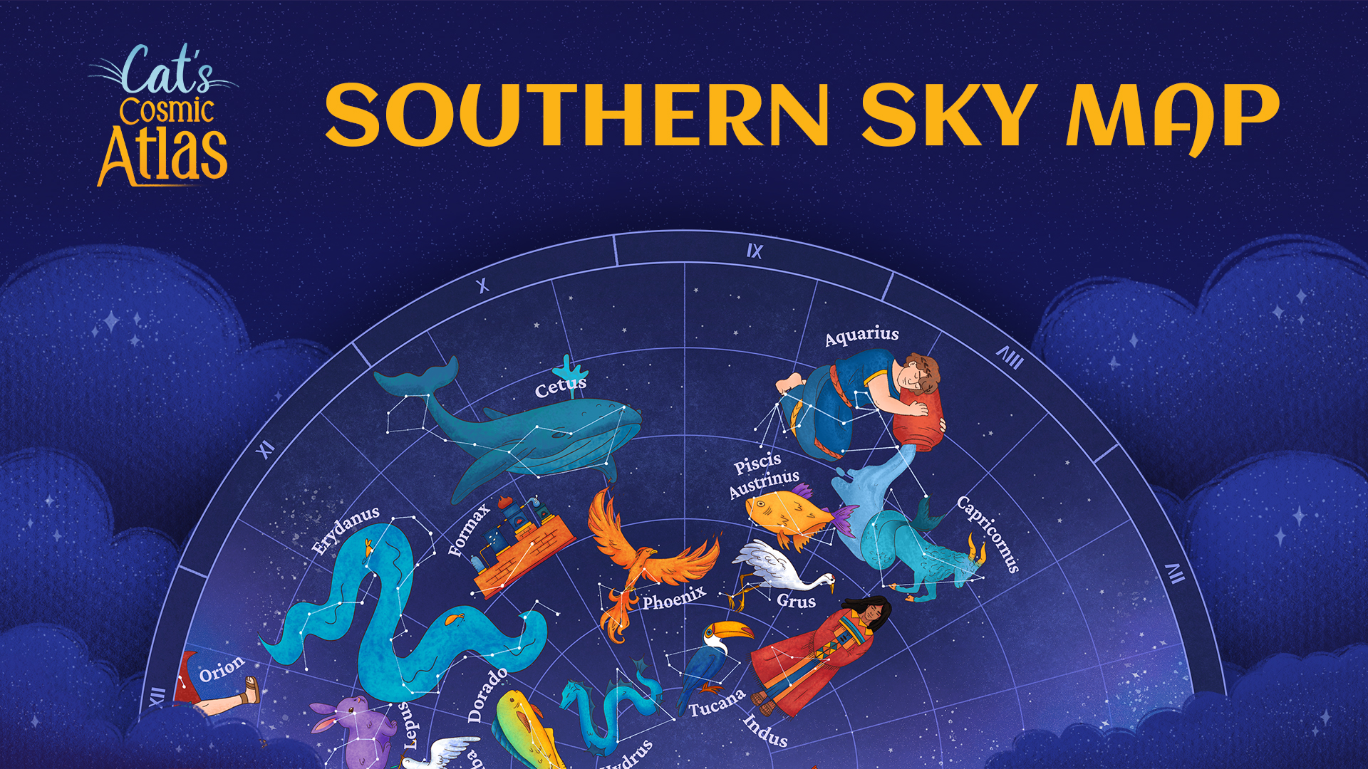 Southern Sky Map