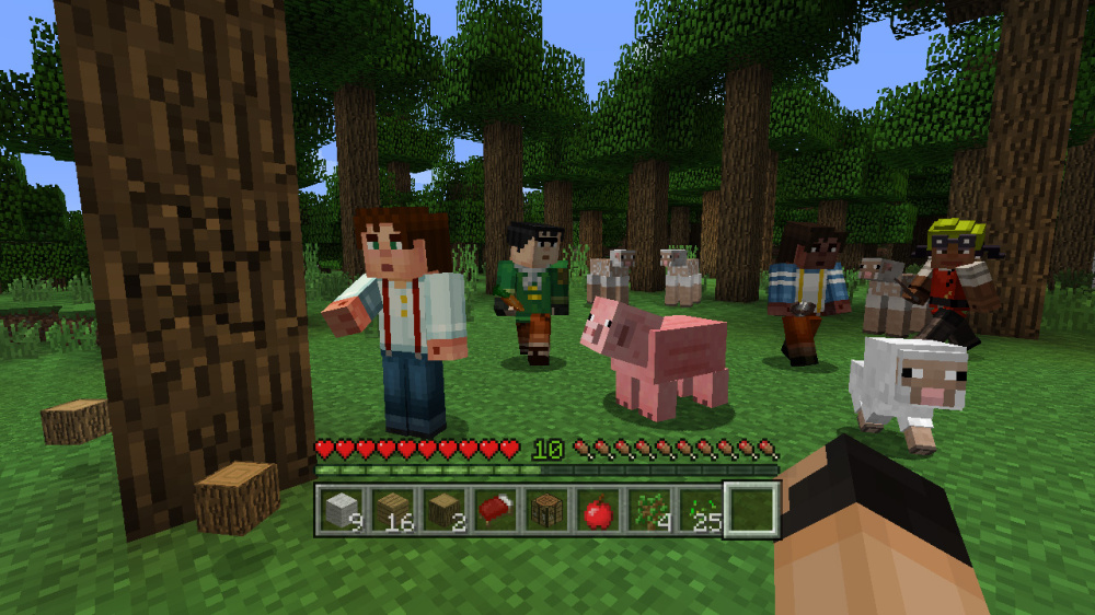 Minecraft update: Story Mode Skin Pack now available