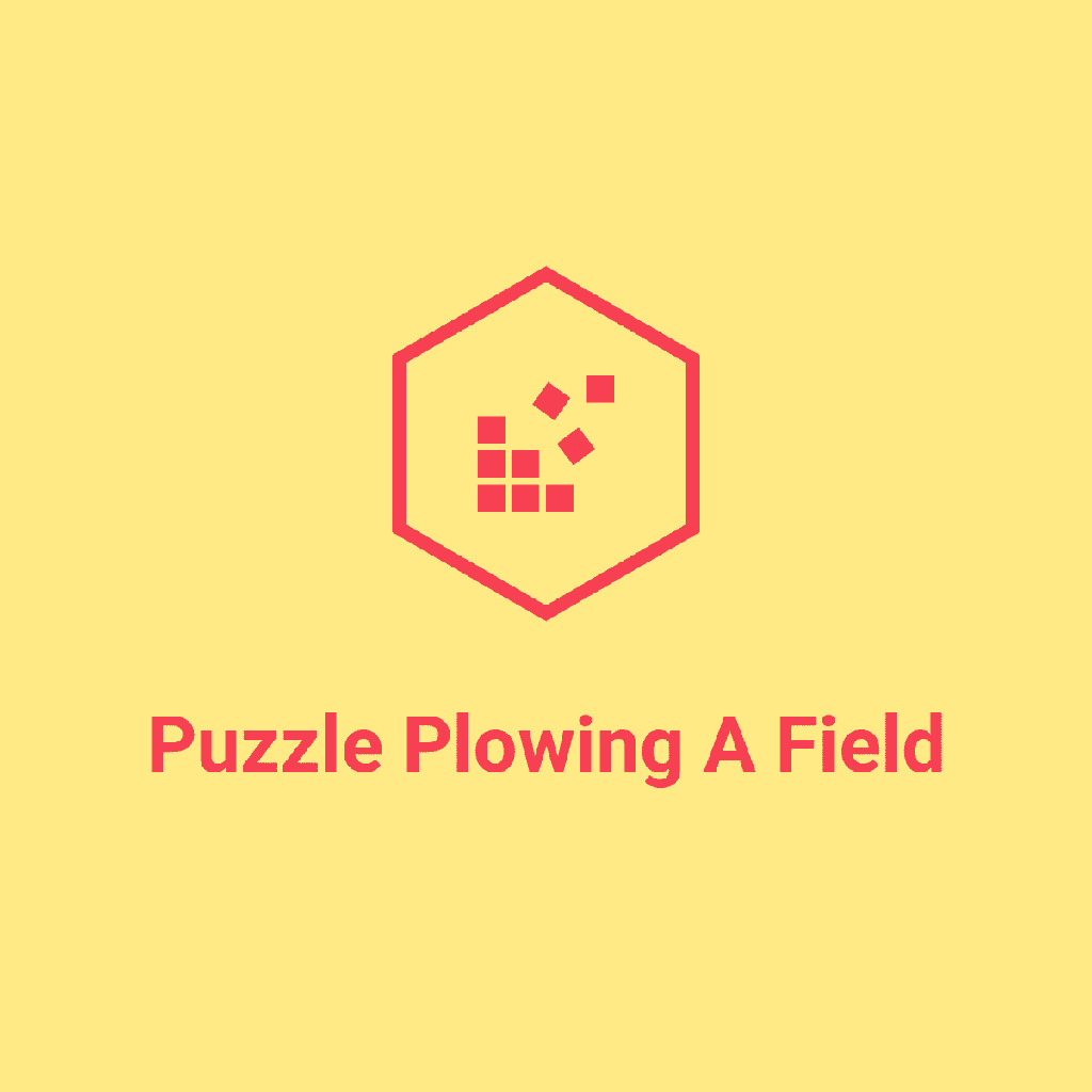 Puzzle Plowing A Field