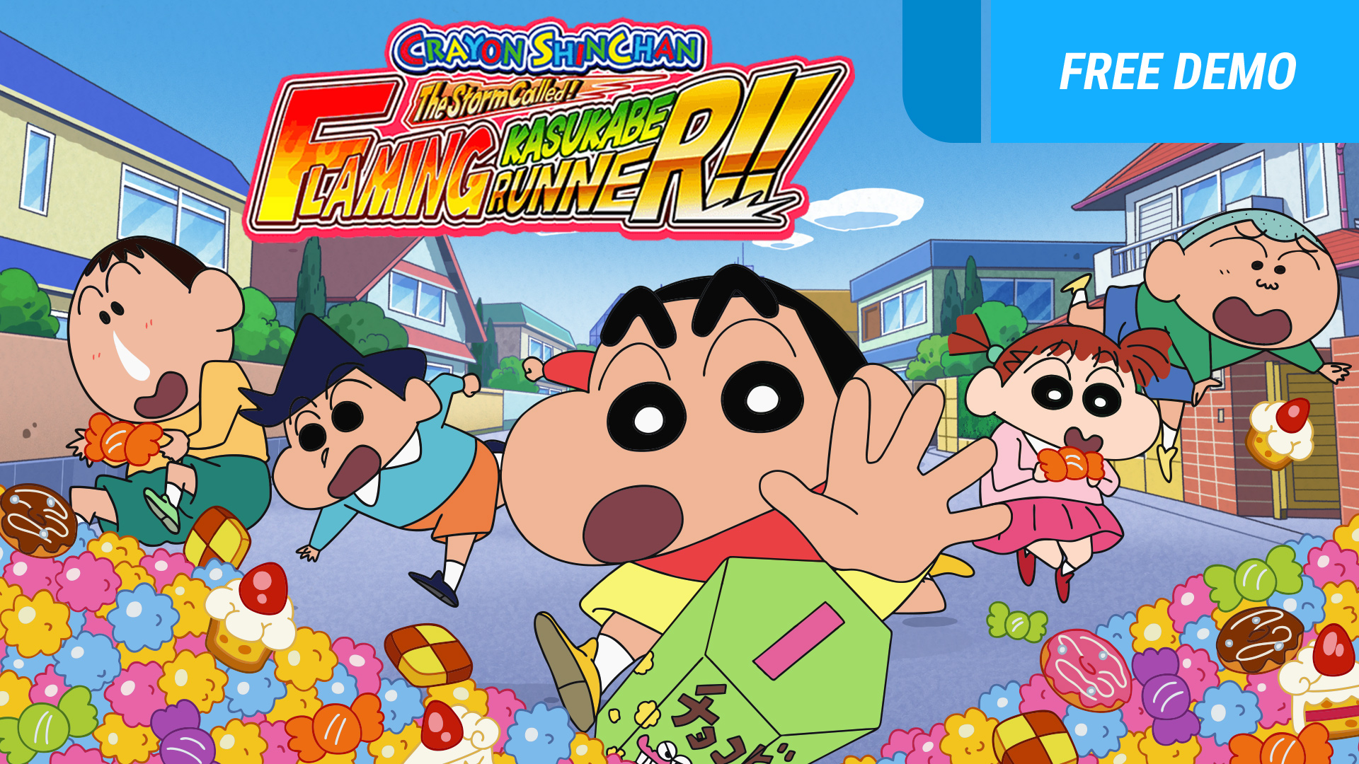 CRAYON SHINCHAN The Storm Called FLAMING KASUKABE RUNNER!!/Nintendo ...