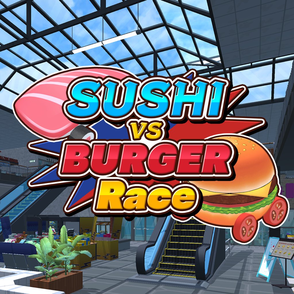 SUSHI vs BURGER Race