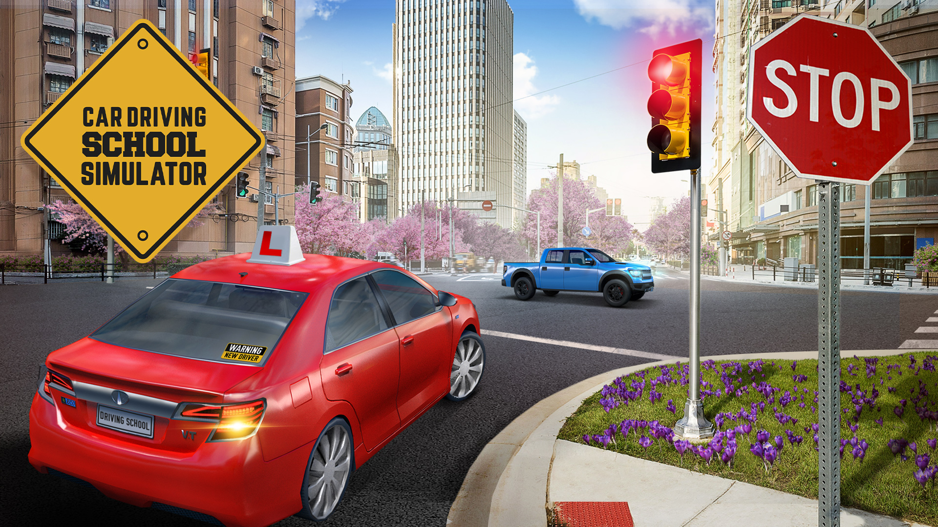 Car driving school simulator game download