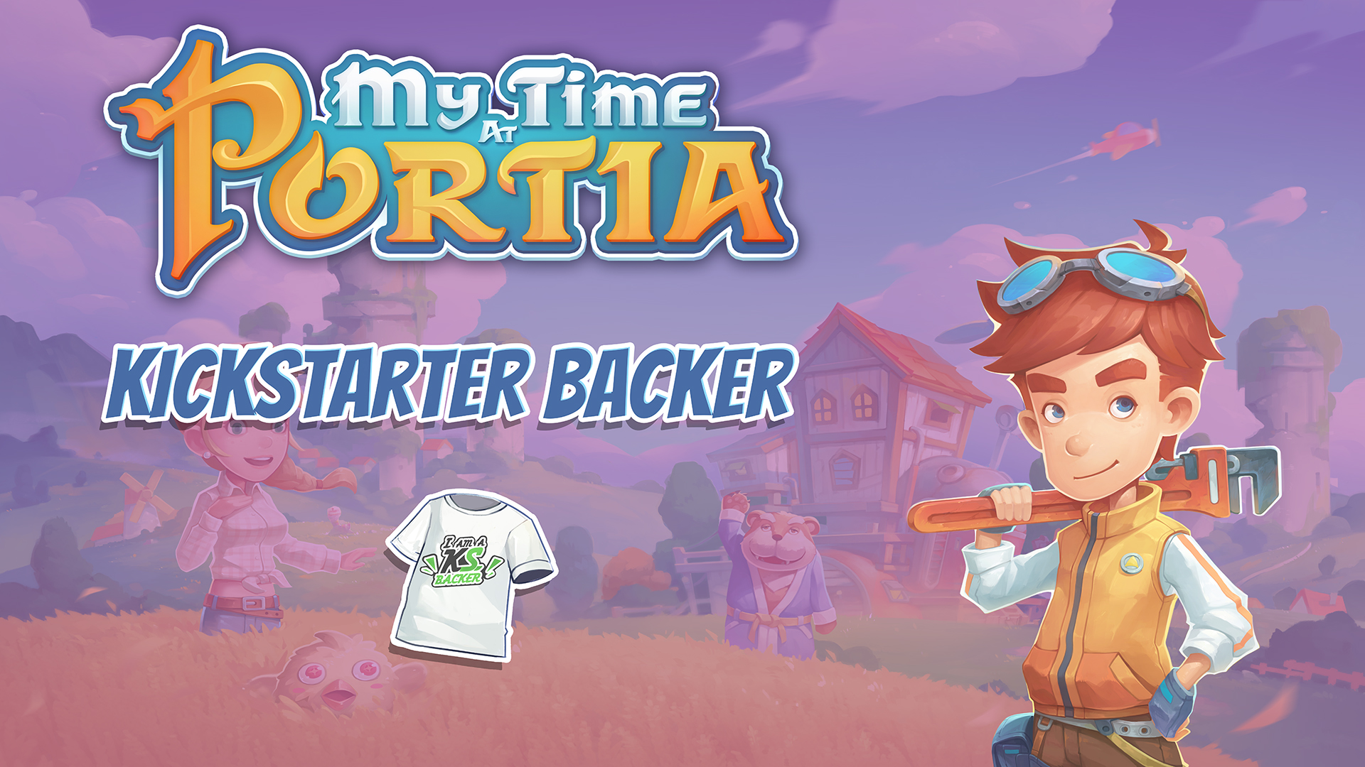 My Time at Portia - Kickstarter Backer T-Shirt Pack