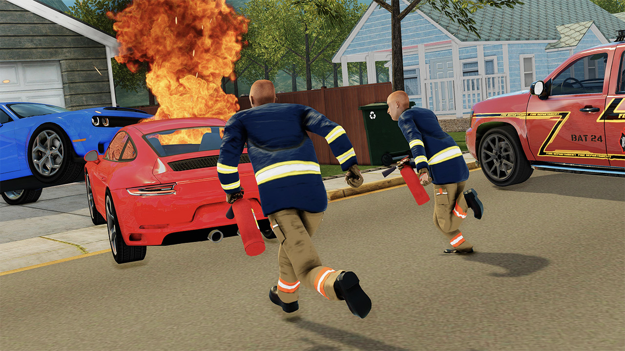 Rescue Team 911 Simulator - Ambulance,Police, Firefighter
