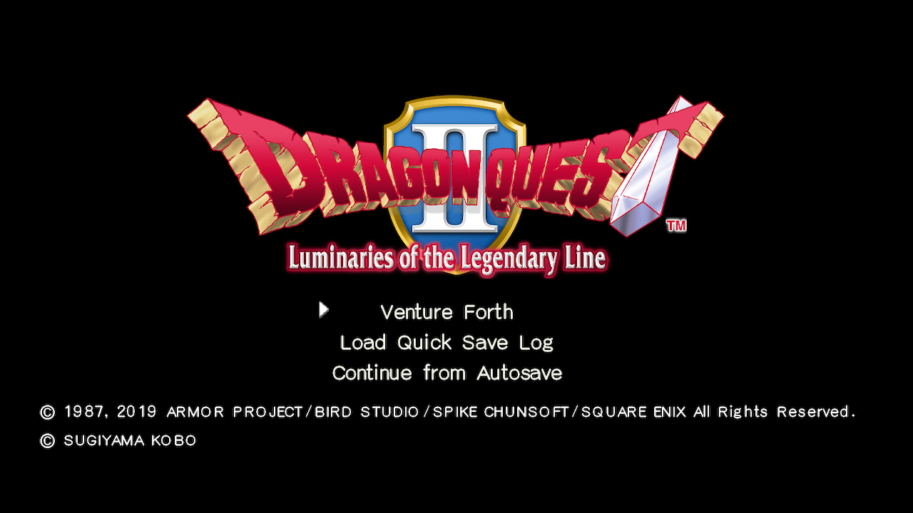 DRAGON QUEST II: Luminaries of the Legendary Line
