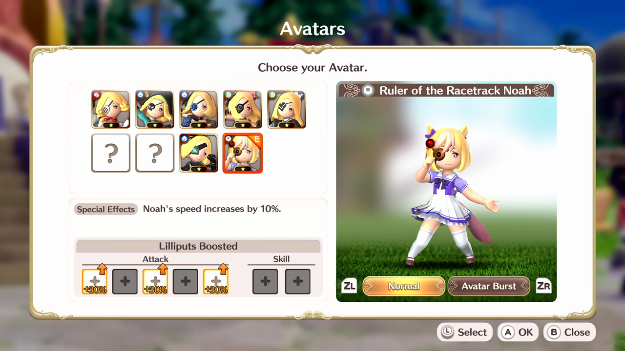 Little Noah: Scion of Paradise DLC 2: Avatar, Lilliput, and Accessory Pack