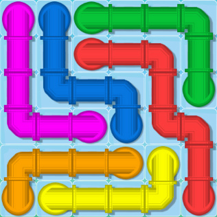 Connect Color Dots: Fun Water Flow Pipe Line Art Puzzle Game-游戏公社