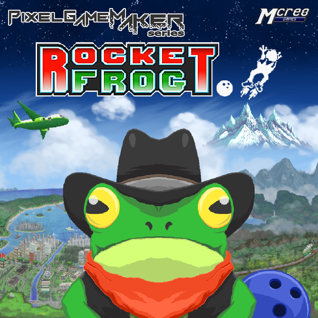 Pixel Game Maker Series Rocket Frog