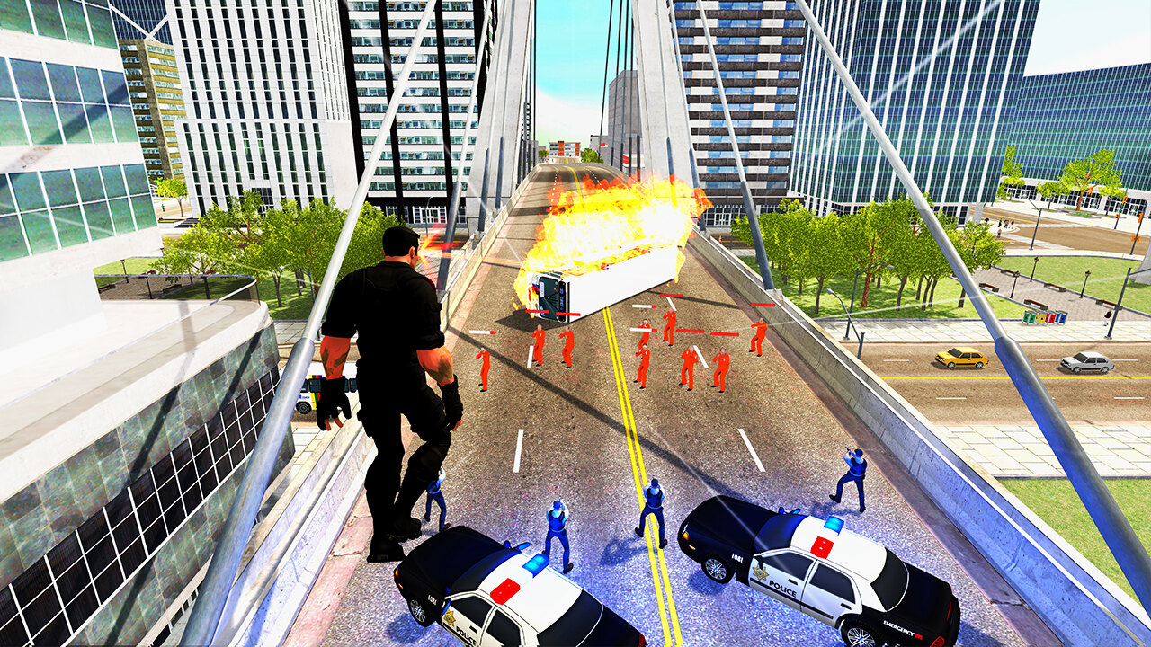 City Super Hero 3D - Flying Legend Warriors Deluxe Simulator