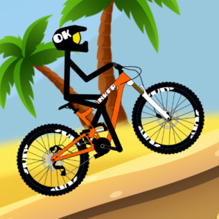 Mountain Bike Hill Climb Race: Real 2D Arcade Dirt Racing Games-游戏公社