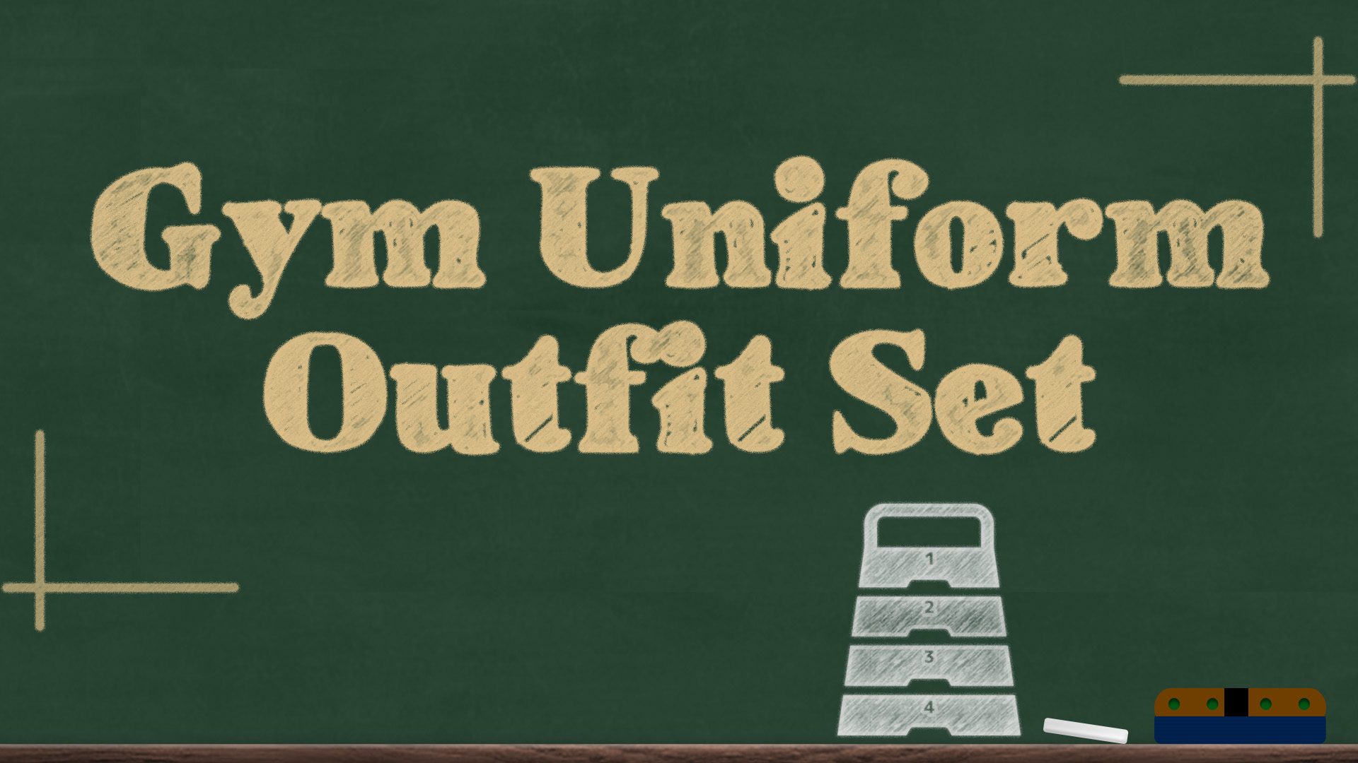 Gym Uniform Outfit Set
