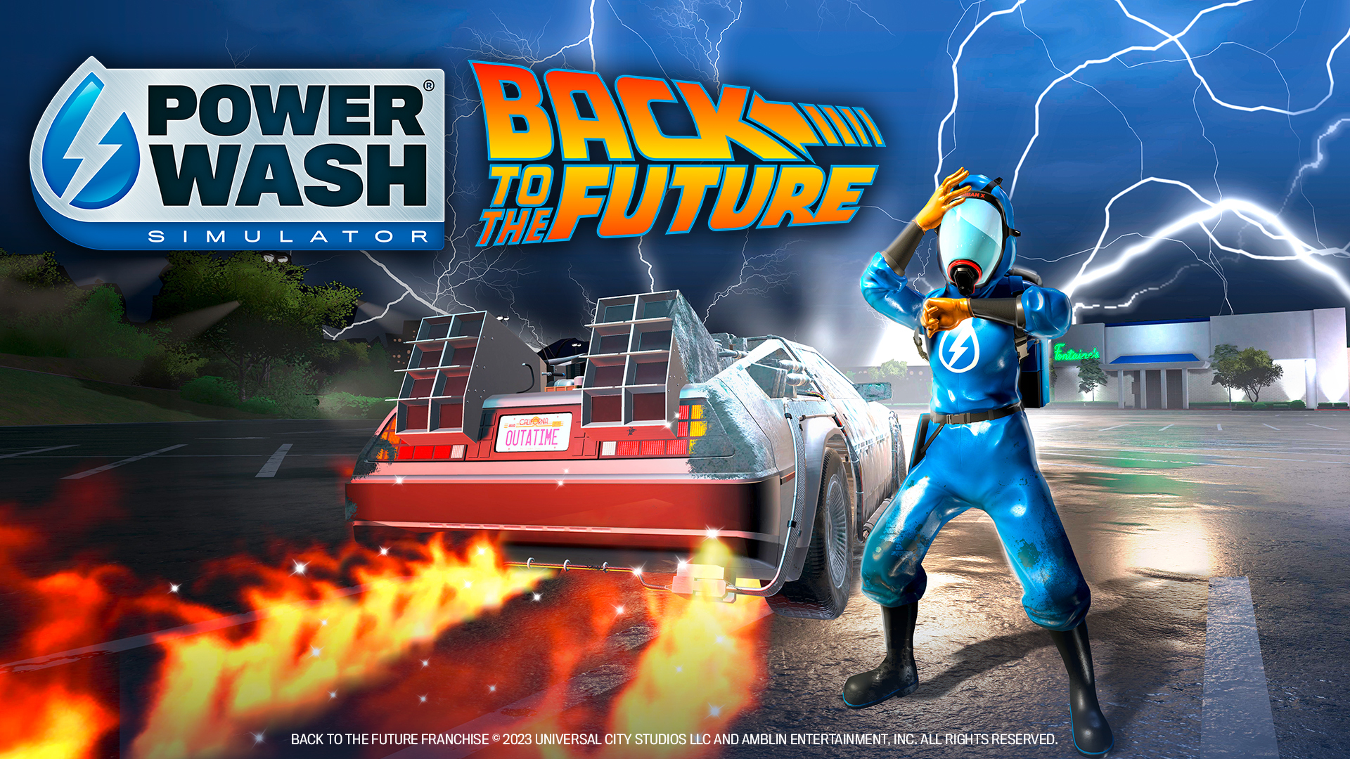 PowerWash Simulator Back to the Future Special Pack