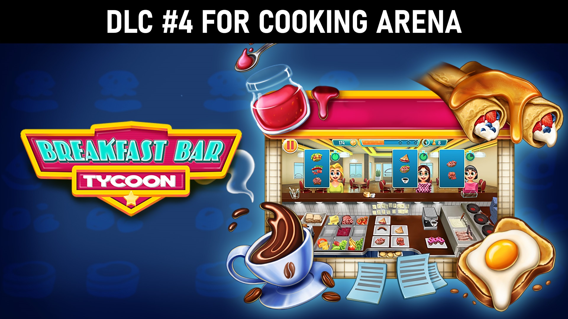 Cooking Arena: Breakfast Bar Tycoon (DLC#4)