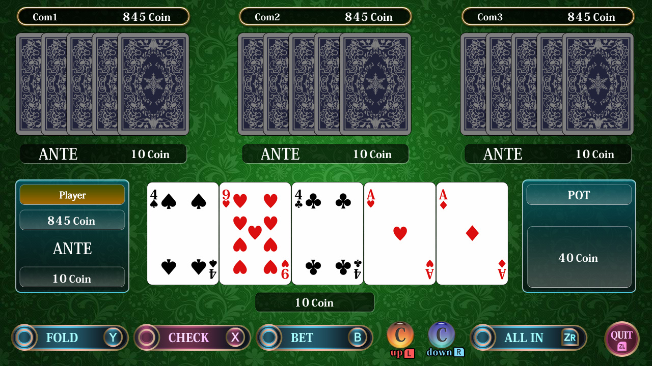 THE Card: Poker, Texas hold 'em, Blackjack and Page One