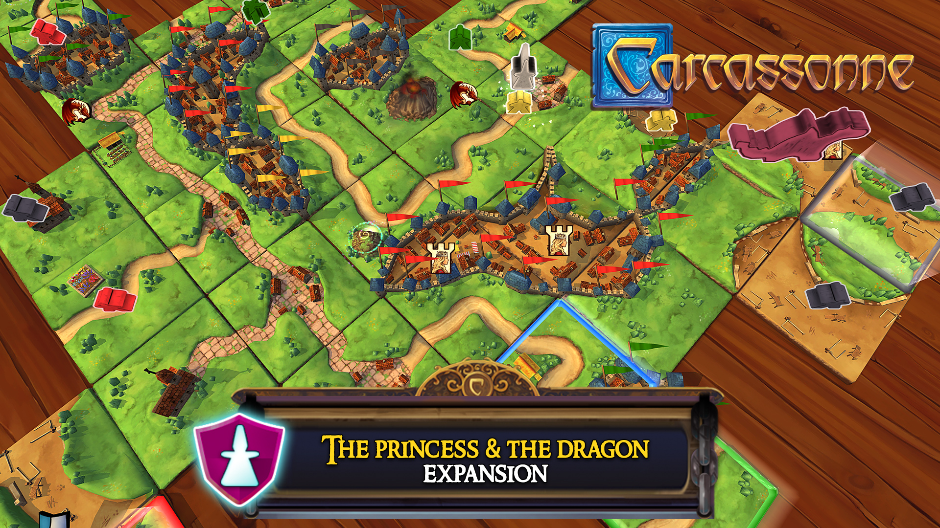 Carcassonne - The Princess and The Dragon