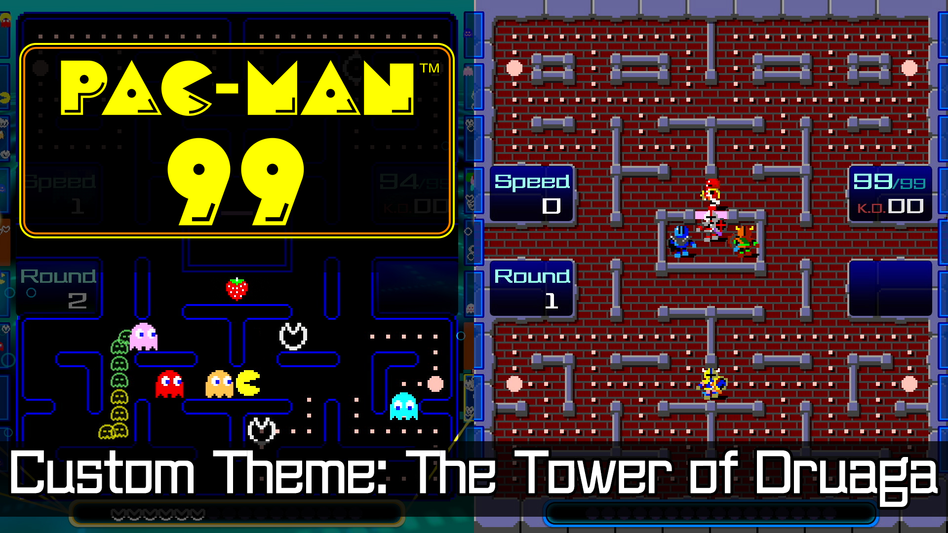 PAC-MAN 99 Custom Theme: The Tower of Druaga