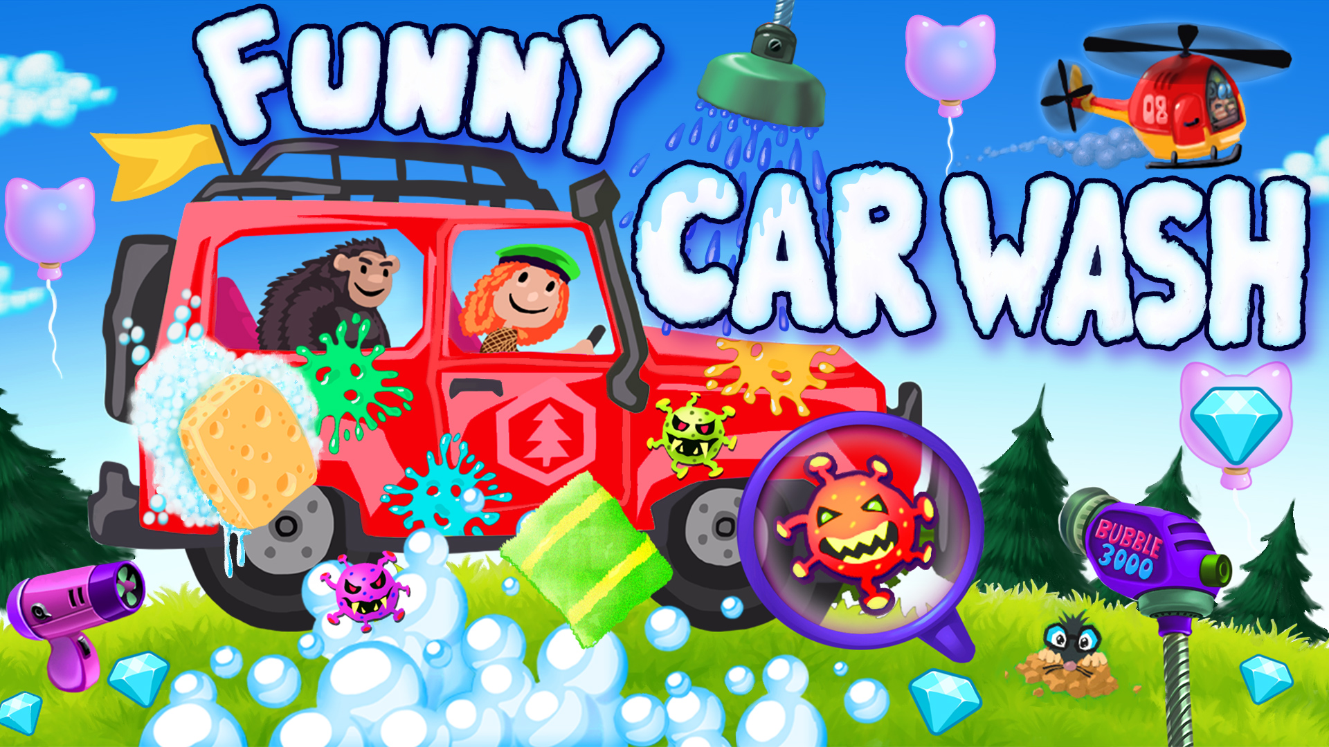 Funny Car Wash - Trucks & Cars Carwash RPG Game Garage for Kids ...