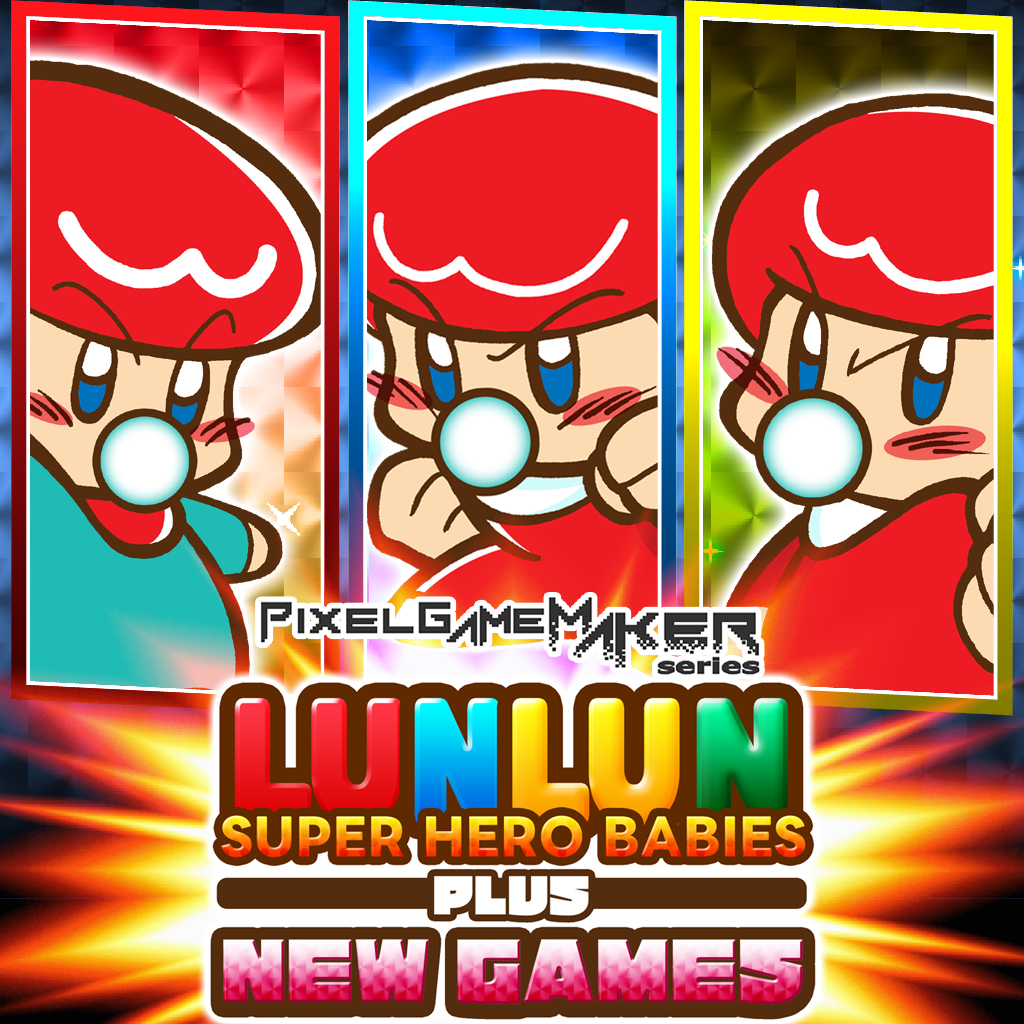 Pixel Game Maker Series LUNLUN SUPER HERO BABIES PLUS NEWGAMES