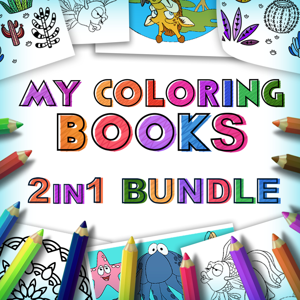 My Coloring Books - 2 in 1 Bundle