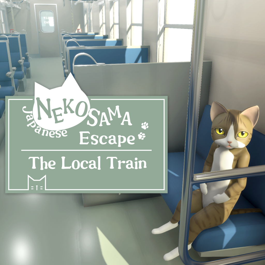 Japanese NEKOSAMA Escape The Local Train