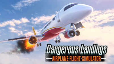 エアプレーン フライト シミュレーター：危険な着陸 (Airplane Flight Simulator : Dangerous Landings)