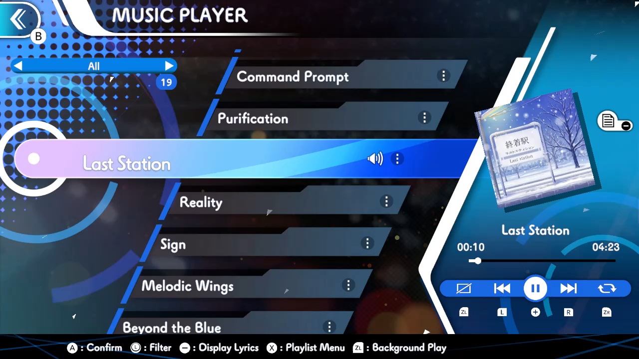 GUNVOLT RECORDS Cychronicle Song Pack 3 Lumen: ♪Last Station ♪Traces ♪Reality ♪Sign