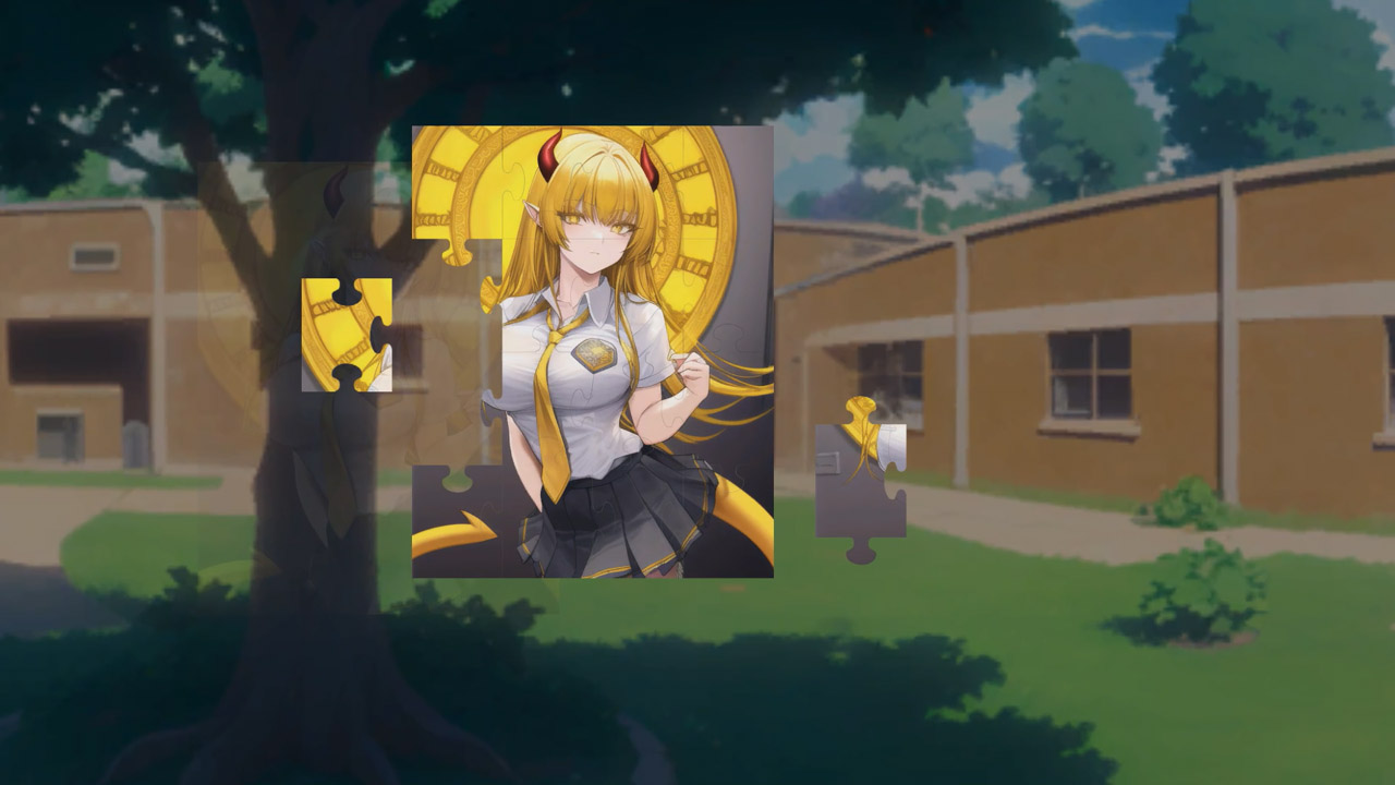 アニメパズル学校トラブル