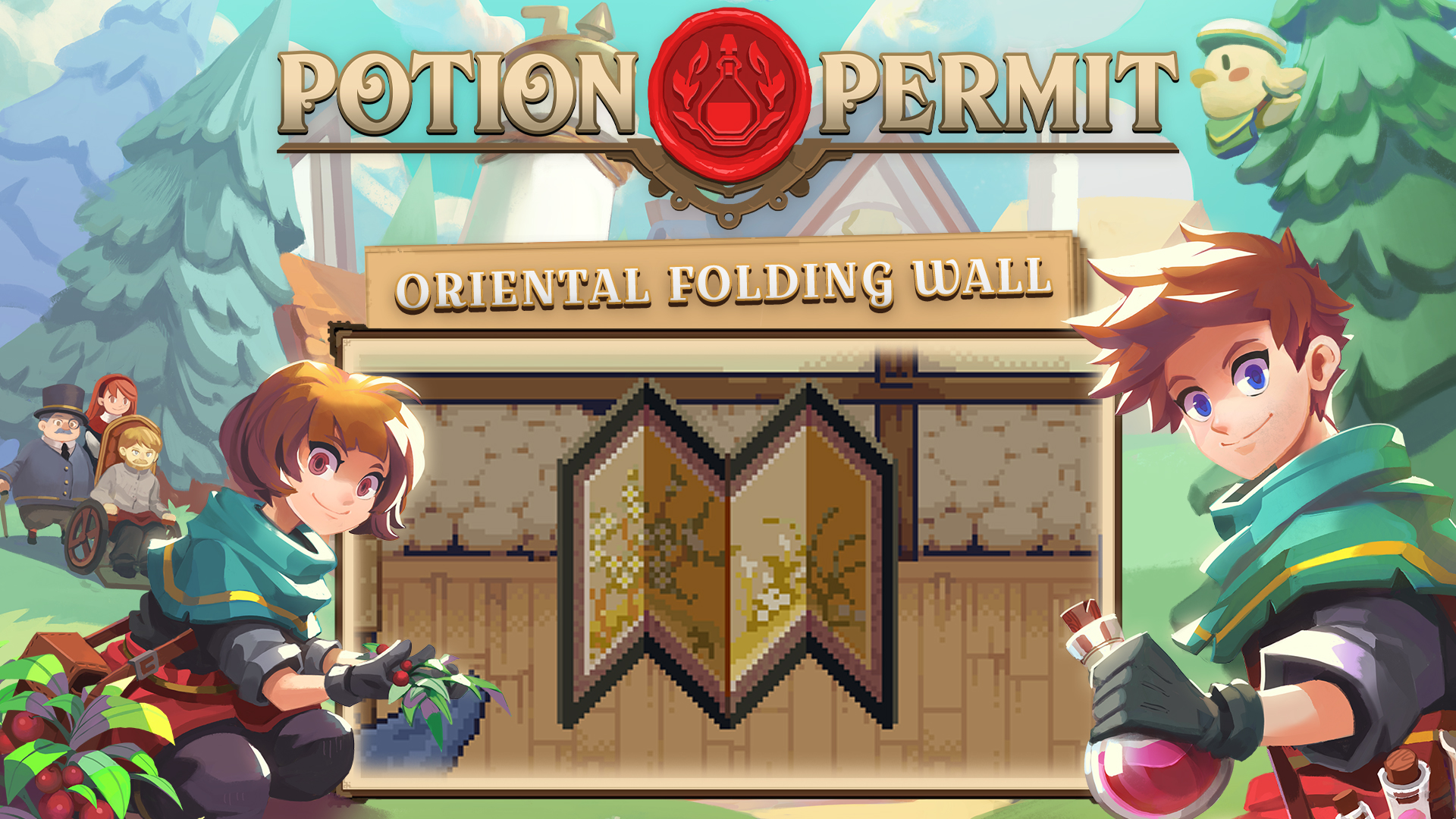 Potion Permit - Oriental Folding Wall