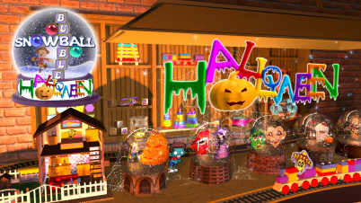 ハロウィンスノーボールバブル