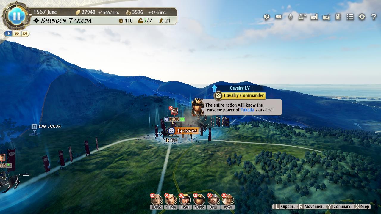"NOBUNAGA'S AMBITION: Awakening" Additional Officer Graphics and Trait of Popular Officers from the "NOBUNAGA'S AMBITION" 40th Anniversary Series' Popularity Rankings