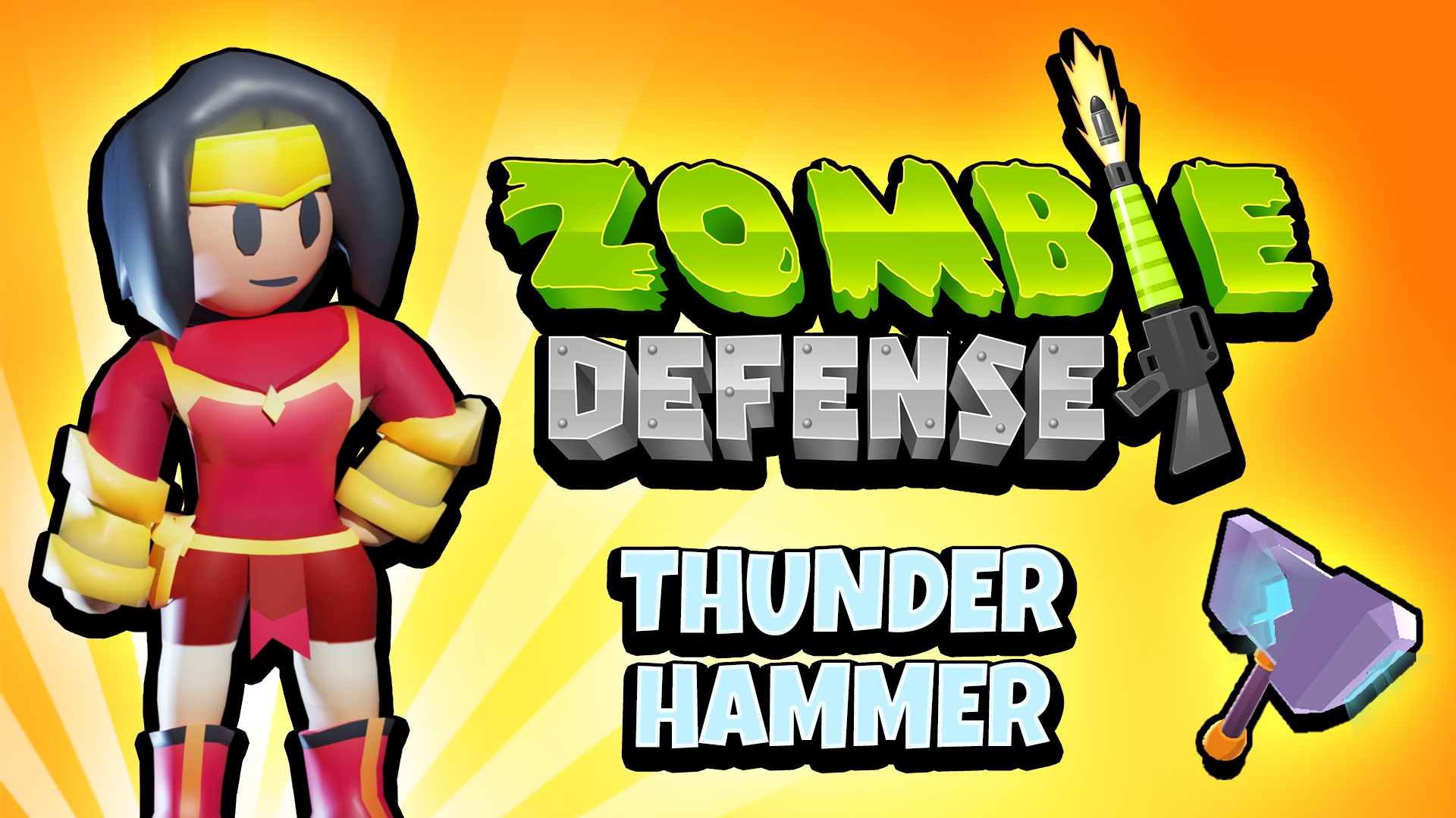 Zombie Defense: Thunder Hammer
