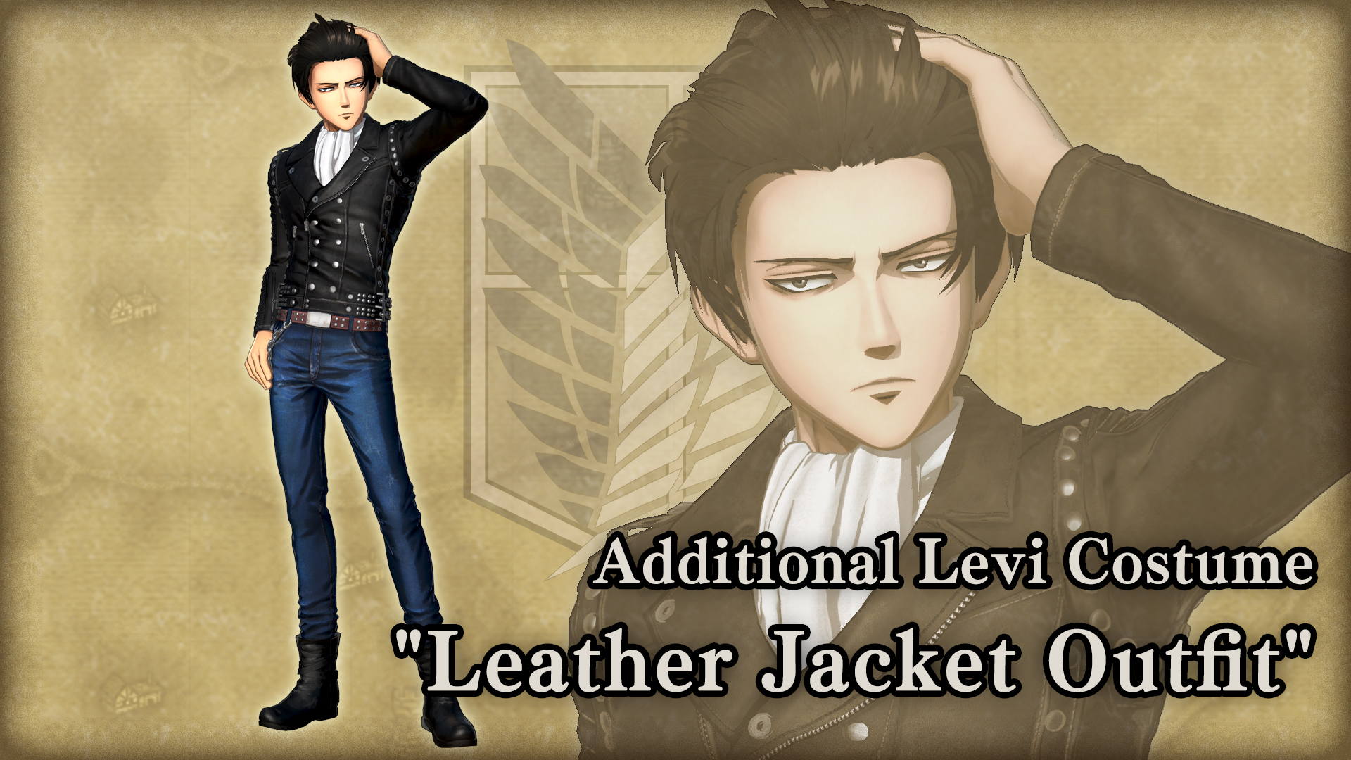Additional Levi Costume: "Leather Jacket Outfit"