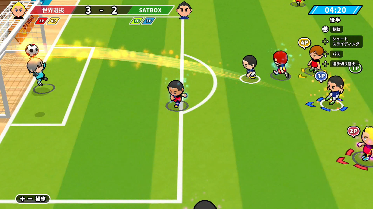 机でサッカー2