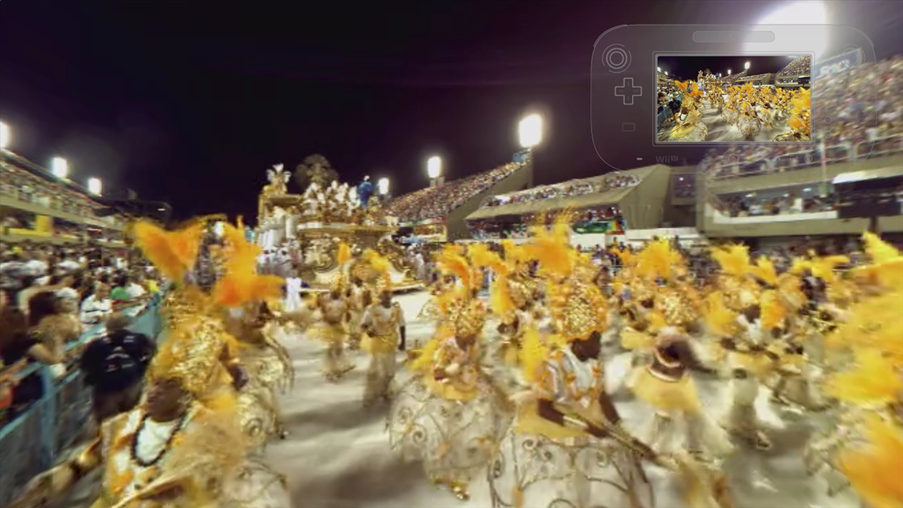 Wii U Panorama View リオでカーニバル Wii U 任天堂