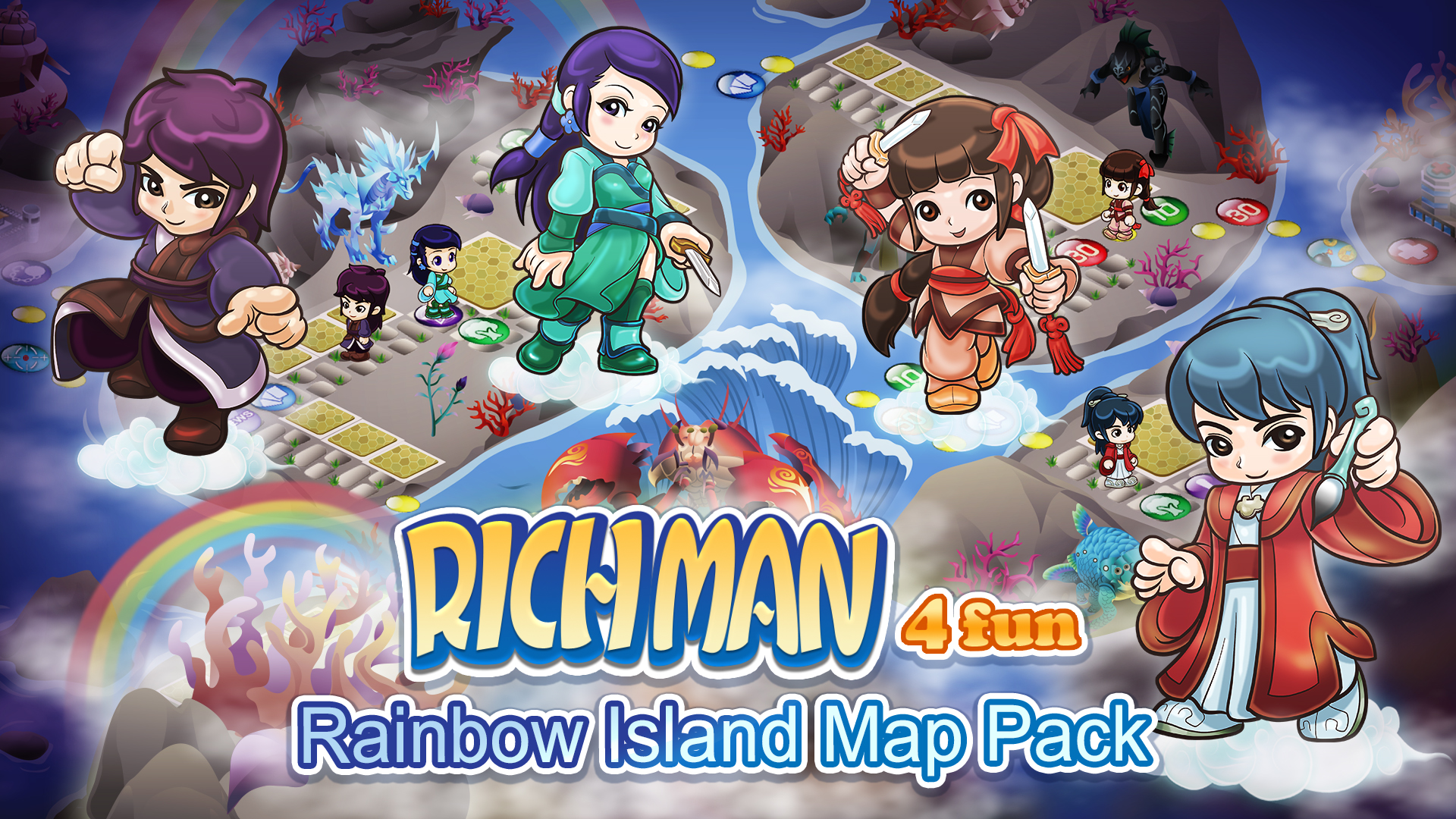 Rainbow Island Map Pack