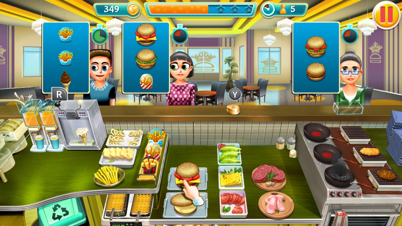 Cooking Tycoons: 3 in 1 Bundle - Burger Chef Tycoon New Levels #2