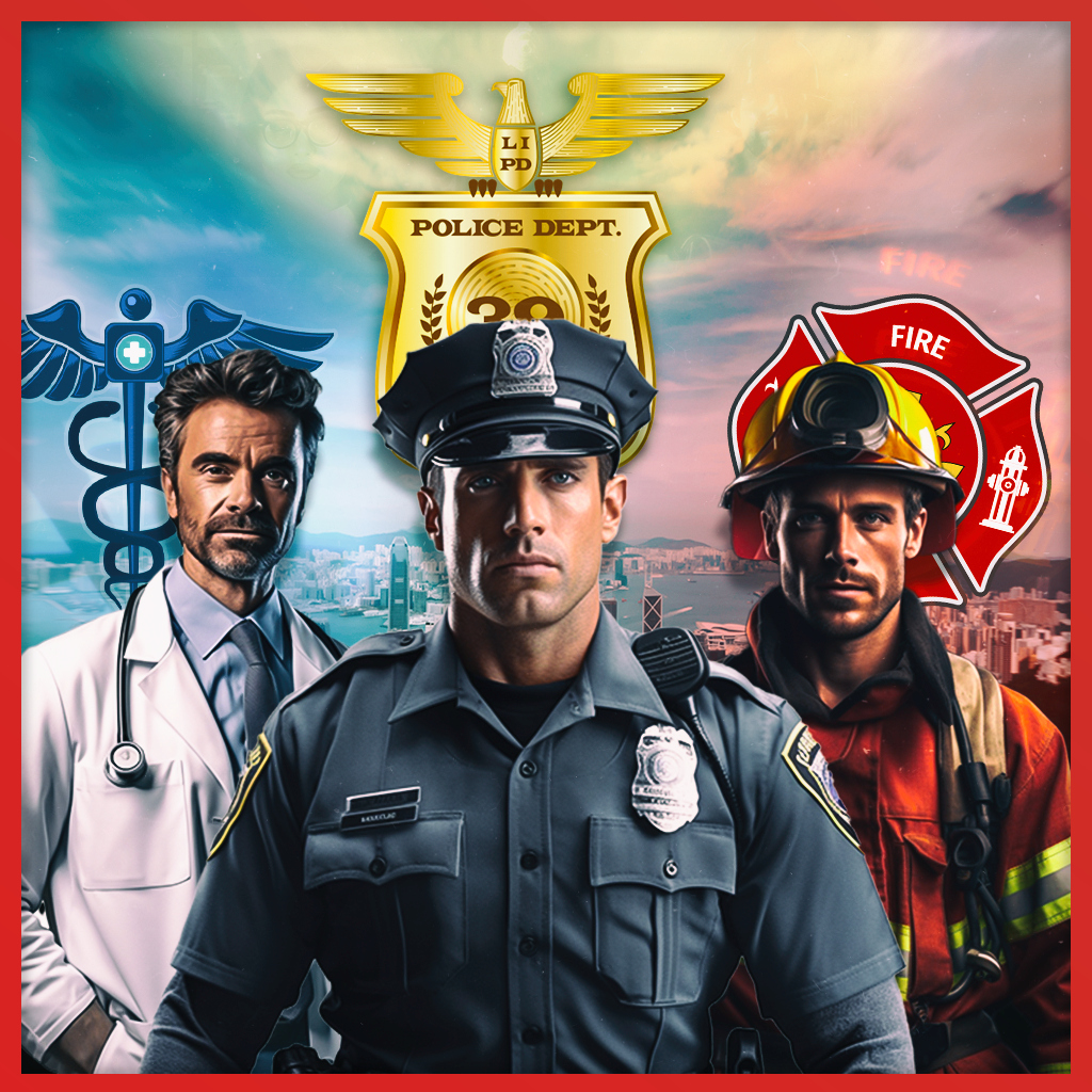 Rescue Team 911 Simulator - Ambulance,Police, Firefighter