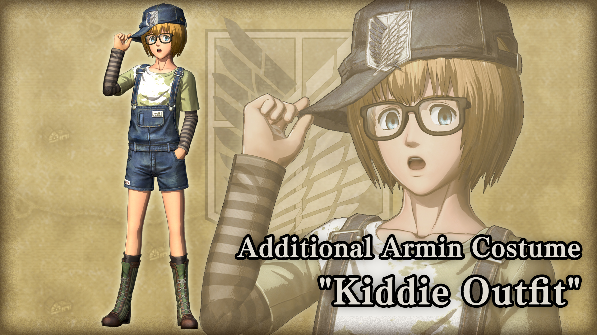 Additional Armin Costume: "Kiddie Outfit"